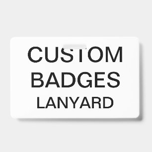 Custom Personalized LANYARD BADGE
