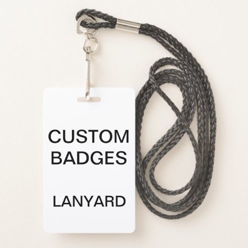 Custom Personalized LANYARD BADGE