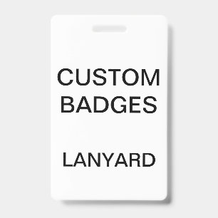Custom Personalized LANYARD BADGE