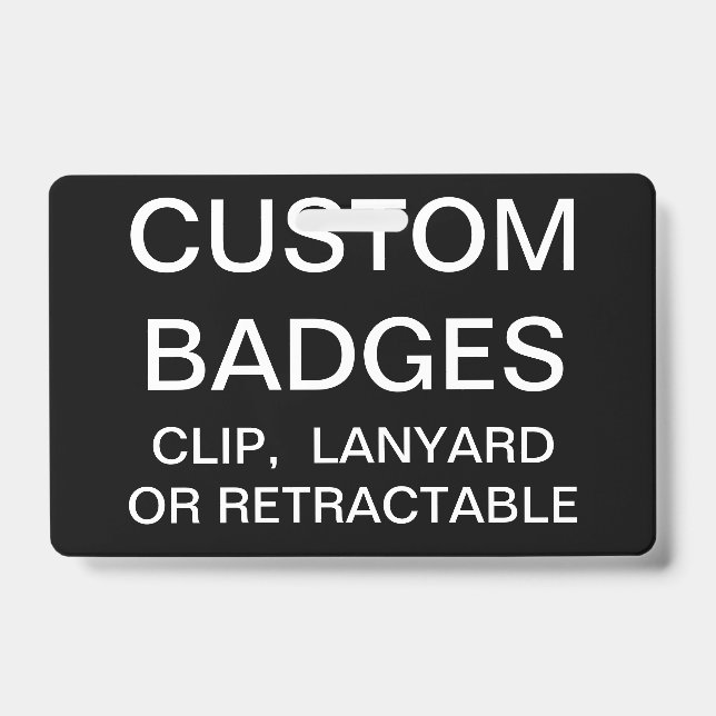 Custom Personalized LANYARD BADGE Template (Front)