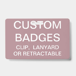 Custom Personalized LANYARD BADGE Template