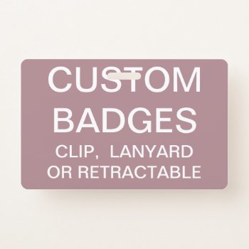 Custom Personalized Lanyard Badge Template by CustomBlankTemplates at Zazzle