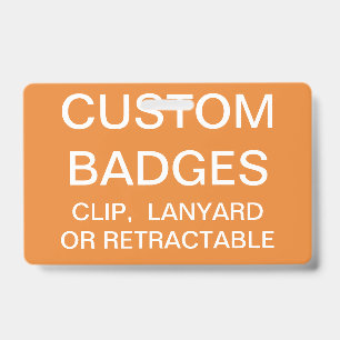Custom Personalized LANYARD BADGE Template