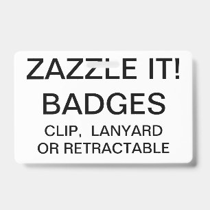 Custom Personalized LANYARD BADGE Template