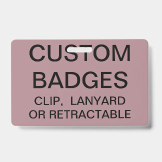 Custom Personalized LANYARD BADGE Template