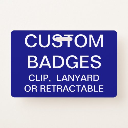 Custom Personalized LANYARD BADGE Template