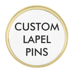 Custom Personalized Lapel Pin Blank Template