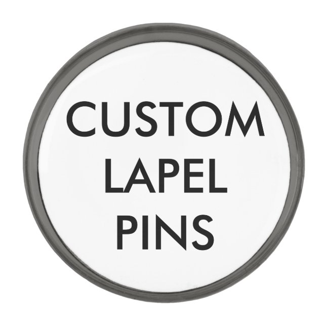 Custom Personalized Lapel Pin Blank Template (Front)