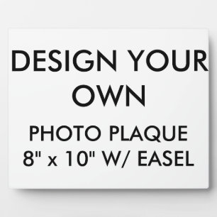 Custom Personalized Large 10" x 8" Photo Plaque