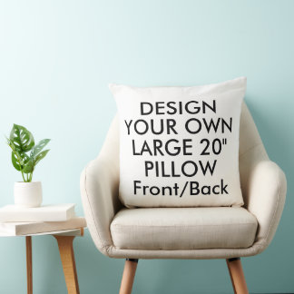 Custom Personalized LARGE 20" THROW PILLOW