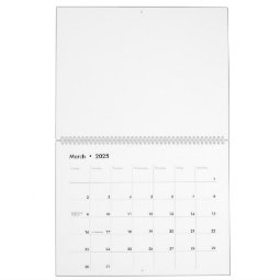 Custom Personalized Large 2-Page Calendar | Zazzle