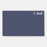 Personalized Large Blue Post-it Notes