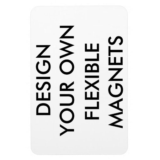 Custom Personalized Large Flexible Fridge Magnet | Zazzle