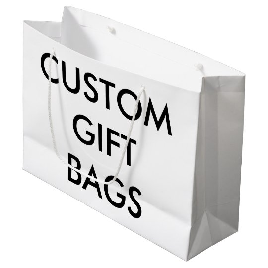 Custom Personalized Large Gift Bag Blank Template