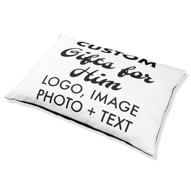 Custom personalized Large Waterproof Dog Pillow (Angled)