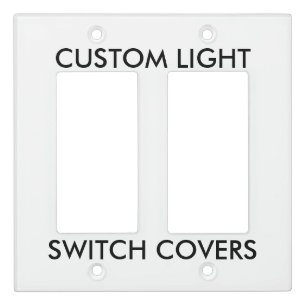Custom Personalized Light Switch Cover Blank