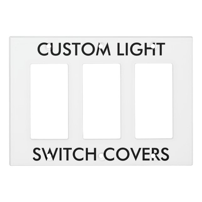 Custom Personalized Light Switch Cover Blank (Front)