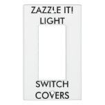 Custom Personalized Light Switch Cover Blank at Zazzle