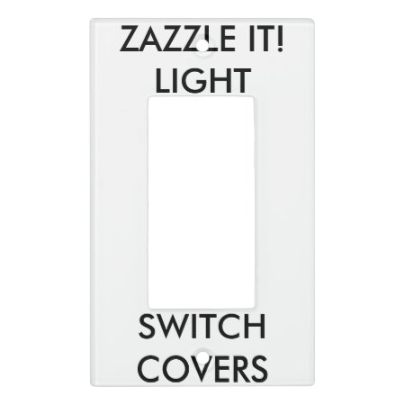 Custom Personalized Light Switch Cover Blank