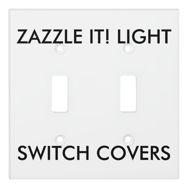 Custom Personalized Light Switch Cover Blank (Front)