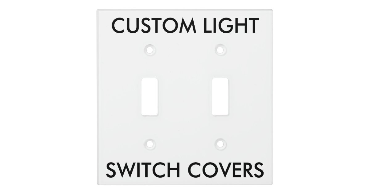 Custom Personalized Light Switch Cover Blank Zazzle