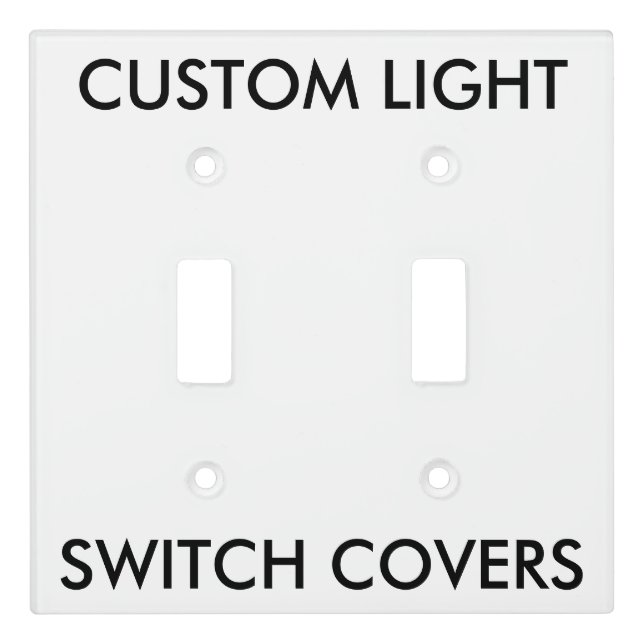 Custom Personalized Light Switch Cover Blank (Front)
