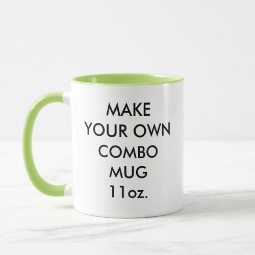 Custom Personalized Lime Combination Mug 11oz