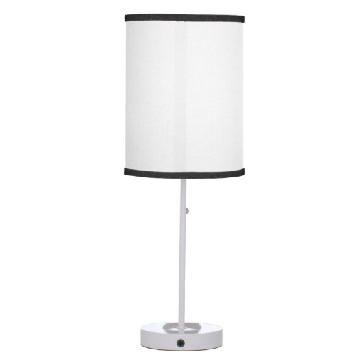 Custom personalized LINEN Shade TABLE Lamp (Back)