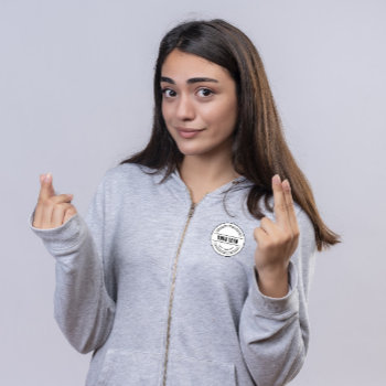 Custom Personalized Logo Design Template On Zip-up Hoodie by Custom_Your_Logo at Zazzle