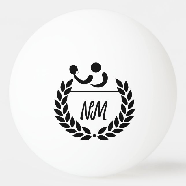 Custom Personalized Logo Table Tennis Balls (Front)
