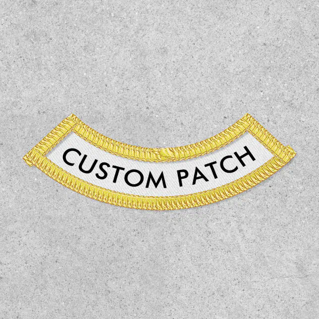 Custom Personalized LOWER ROCKER PATCH Zazzle