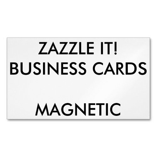 Custom Personalized Magnetic Business Cards Blank