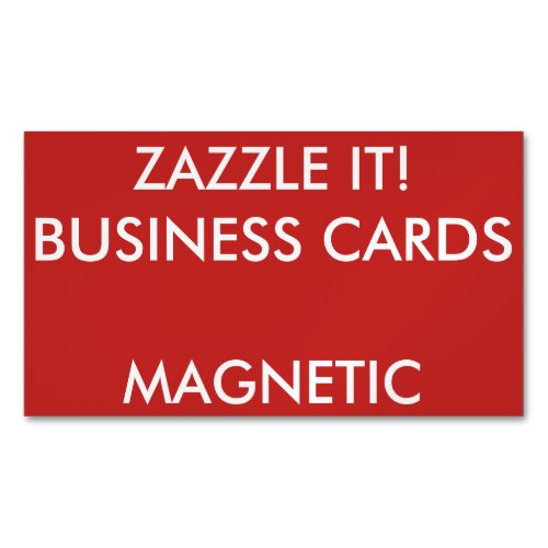 Custom Personalized Magnetic Business Cards Blank