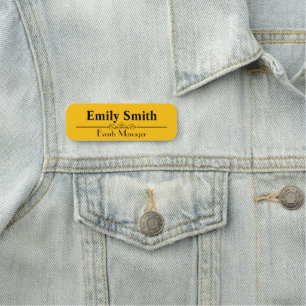 Custom Personalized Magnetic Colored Name Badge