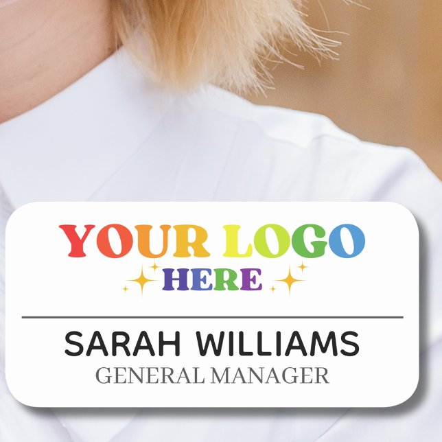 Custom Personalized Magnetic Company Employee Name Tag (Creator Uploaded)