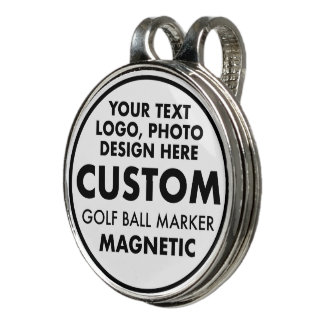 Custom Personalized Magnetic Golf Ball Marker Hat Clip