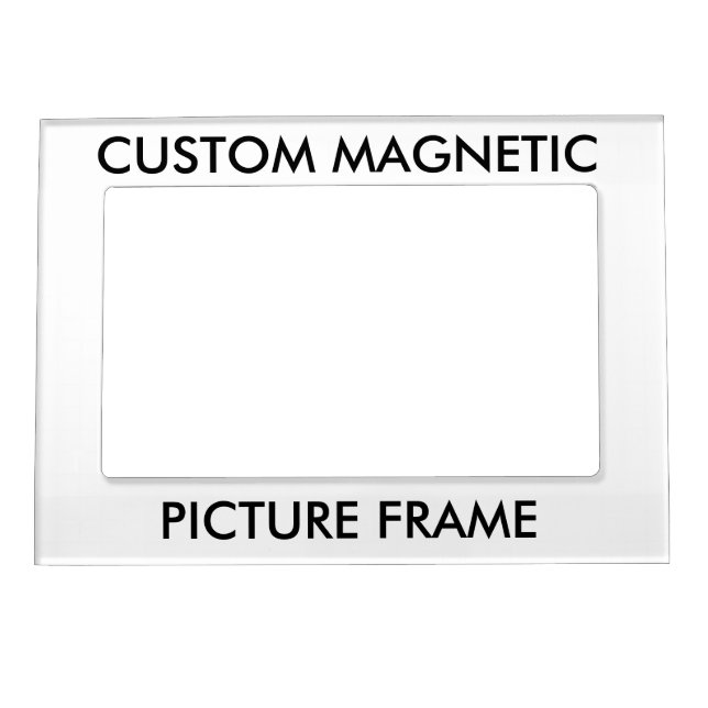 Custom Personalized Magnetic Picture Frame Blank (Front)