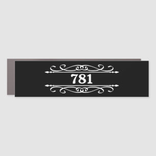 Custom Personalized Mailbox Name Street Address Car Magnet