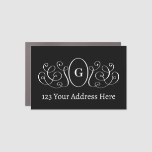 Custom Personalized Mailbox Name Street Address Car Magnet