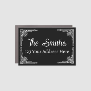 Custom Personalized Mailbox Name Street Address Car Magnet