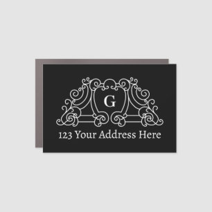 Custom Personalized Mailbox Name Street Address Car Magnet