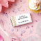 Custom Personalized MATCHBOXES - WHITE. Set of 50