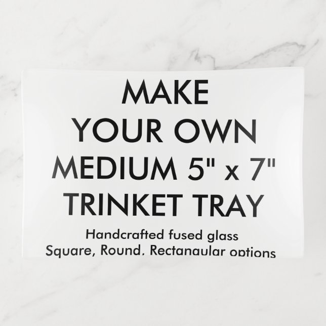 Custom Personalized MEDIUM 5" x 7" TRINKET TRAY (Front)