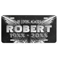 Custom Personalized Memorial License License Plate