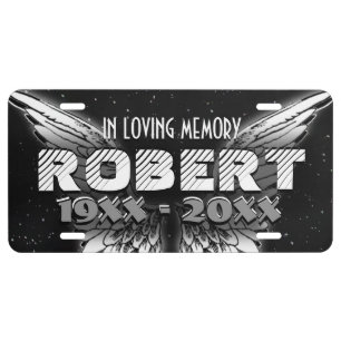 Custom Personalized Memorial License License Plate