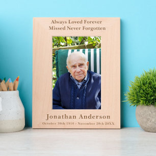 Custom Personalized Memorial Remembrance Engraved Frames