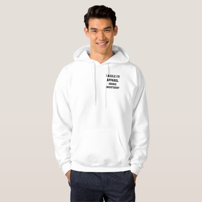 Custom Personalized Men's HOODIE SWEATSHIRT (Front Full)