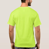 Custom Personalized MEN'S SAFETY GREEN T-SHIRT (Back)