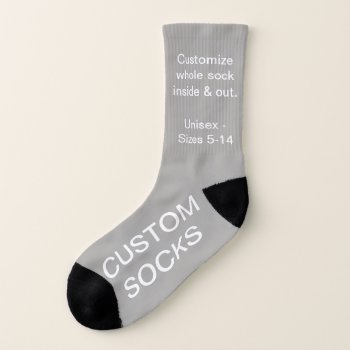 Custom Personalized Men's Small Socks Blank by CustomBlankTemplates at Zazzle