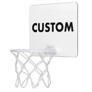 Custom Personalized Mini Basketball Hoop